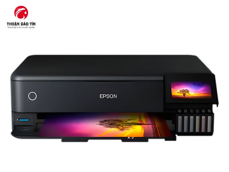 Hệ mực 6 màu Claria ET Premium trên Epson EcoTank L8180 cho màu sắc trung thực.