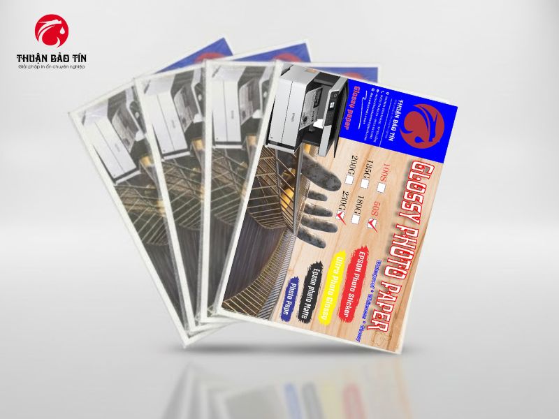 Giấy in ảnh A4 1 mặt bóng chất lượng cao được sử dụng phổ biến trong in ảnh và in quảng cáo.