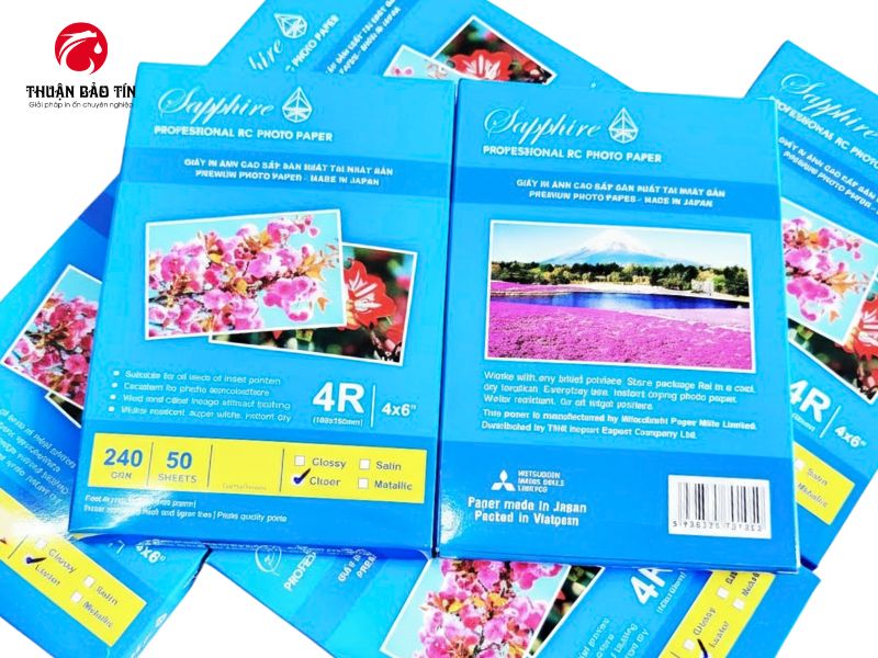 Giấy in ảnh Sapphire 10×15 được phân phối chính hãng tại Thuận Bảo Tín với giá tốt.