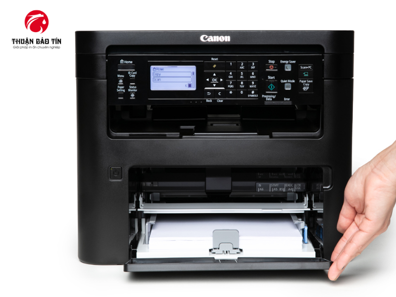 Máy in Canon MF262DW hỗ trợ in hai mặt tự động giúp tiết kiệm giấy in