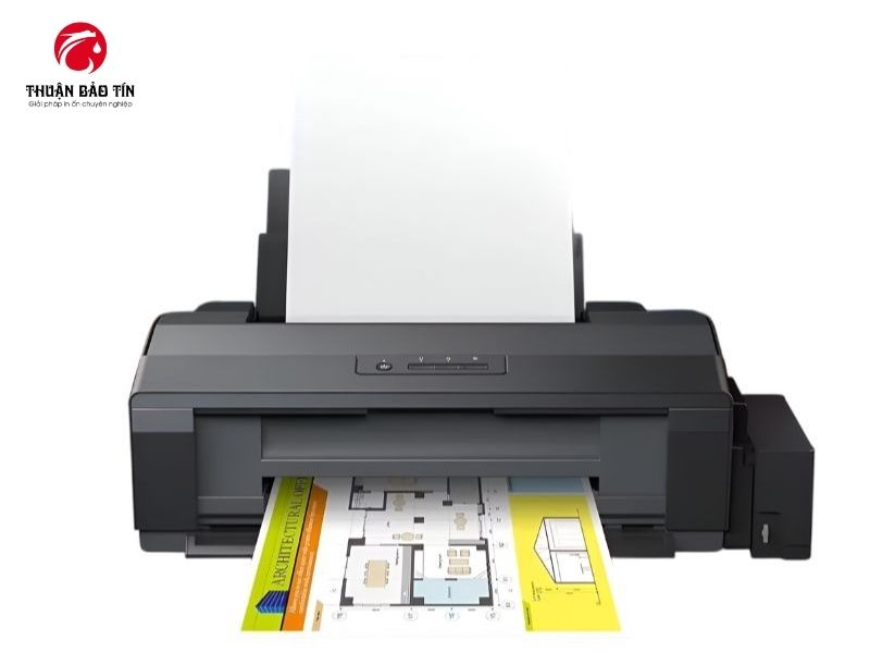 Máy in Epson L1300 in linh hoạt từ A4 đến A3+ trên nhiều loại giấy