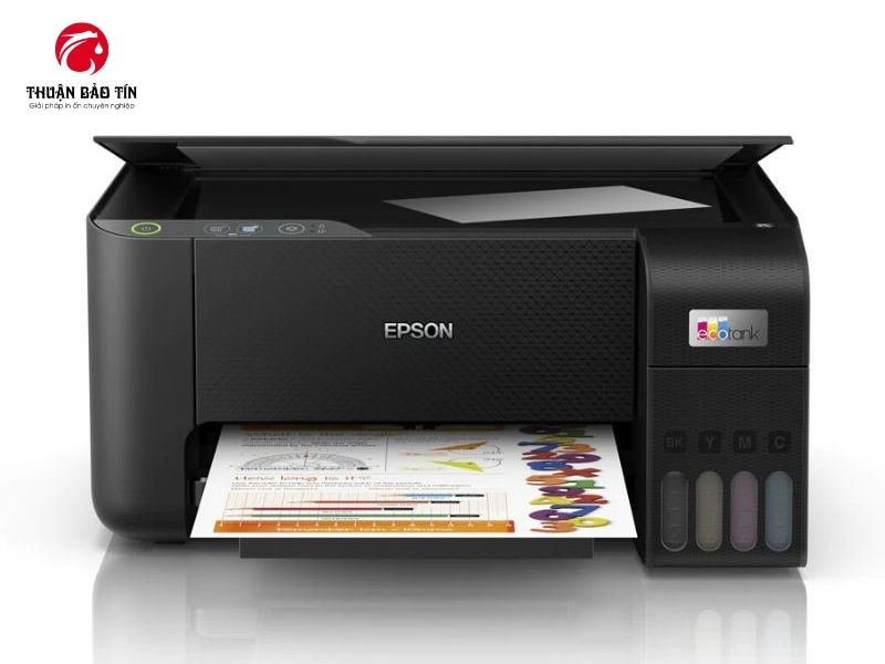 Thiết kế gọn gàng của máy in Epson L3210 phù hợp với không gian nhỏ