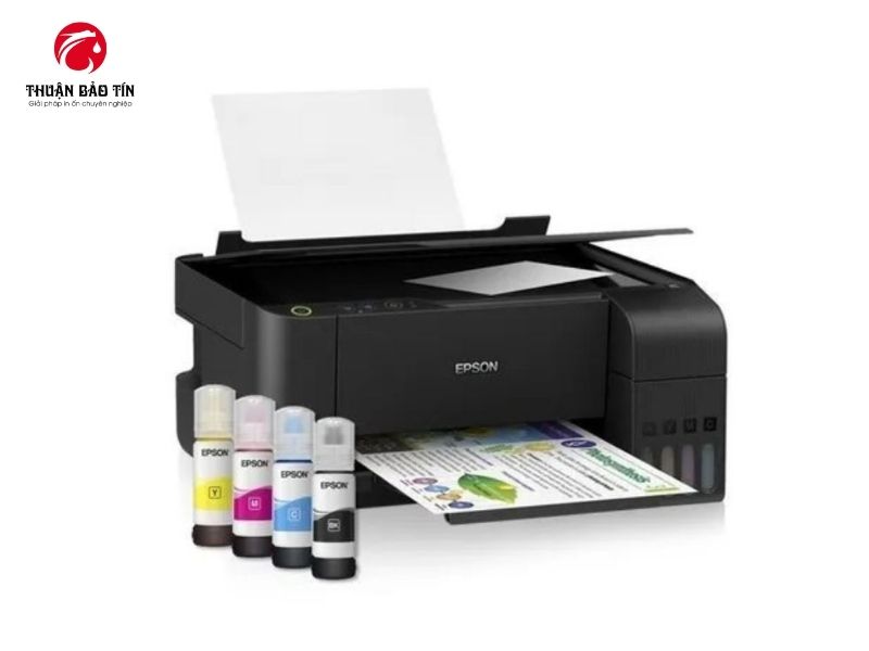 Máy in Epson L3210 dễ sử dụng, phù hợp cho cửa hàng dịch vụ in ấn
