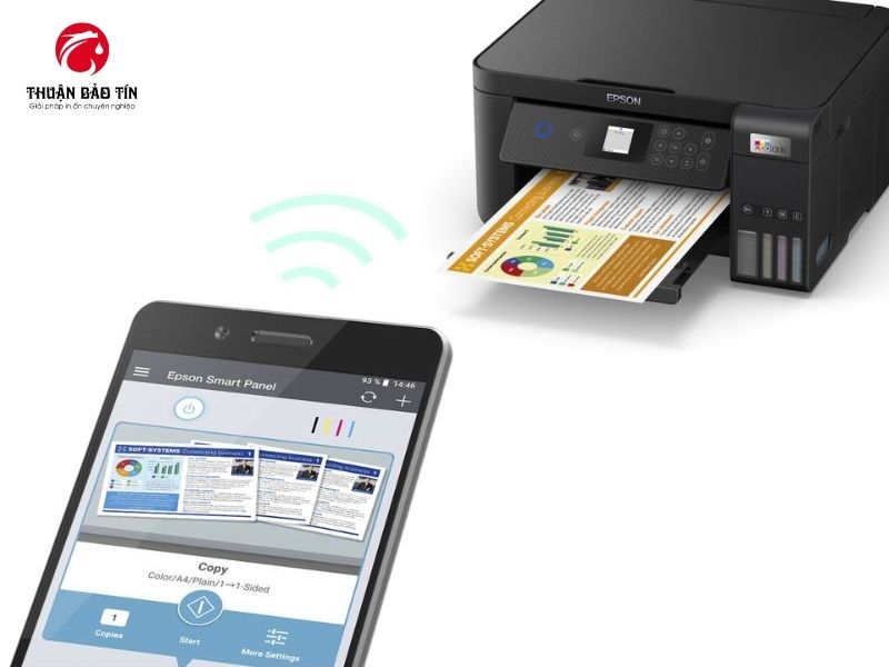 Máy in Epson L4260 giúp giảm chi phí vận hành đến 80-90% so với máy in cartridge.