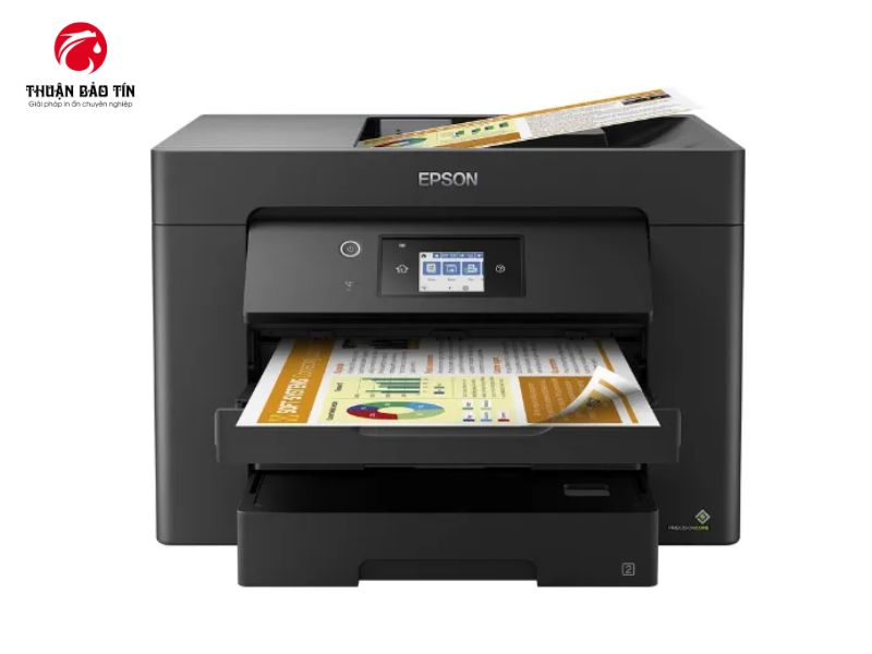 Thuận Bảo Tín cung cấp máy in Epson WF-7830DTWF chính hãng, hỗ trợ kỹ thuật và bảo hành đầy đủ.