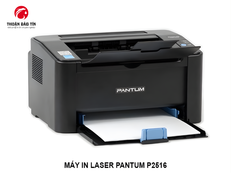 Máy in Pantum P2516 với thiết kế nhỏ gọn, dễ dàng lắp đặt