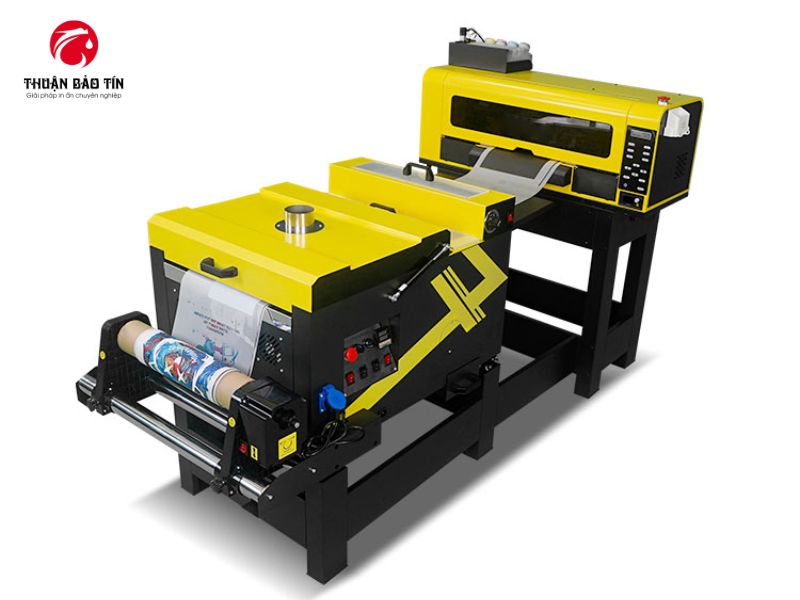 2 đầu phun XP600 trên máy in PET chuyển nhiệt khổ 30cm