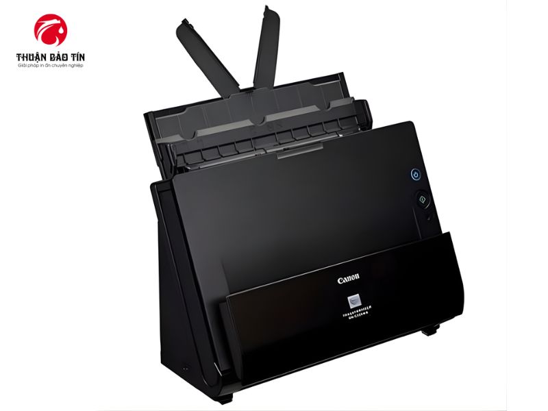 Máy scan Canon DR-C225 II xử lý tốt nhiều loại tài liệu từ giấy in dày đến thẻ nhựa