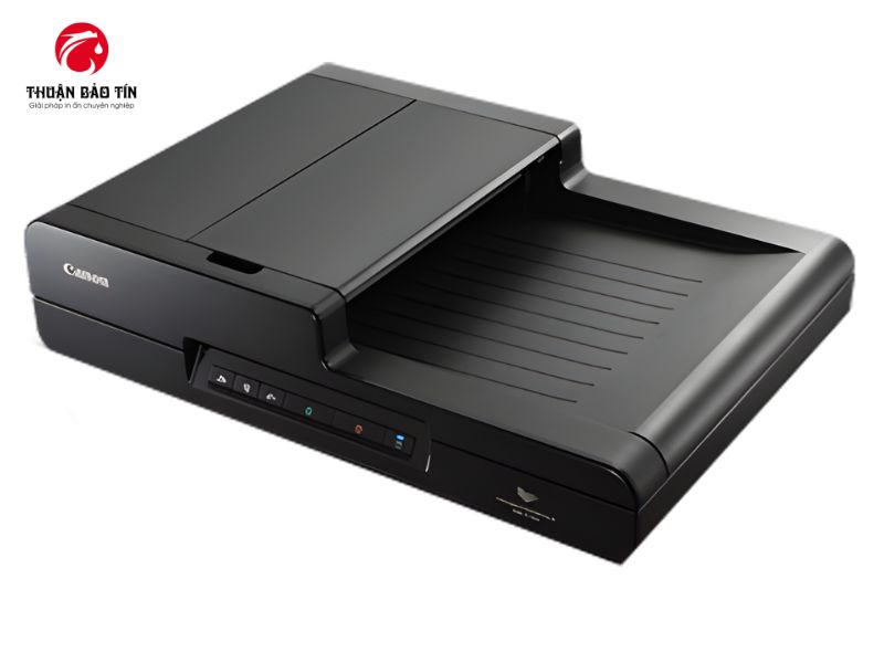 Bàn Scan phẳng Flatbed của Máy Scan Canon DR F120 cho phép quét sách và giấy tờ đặc thù