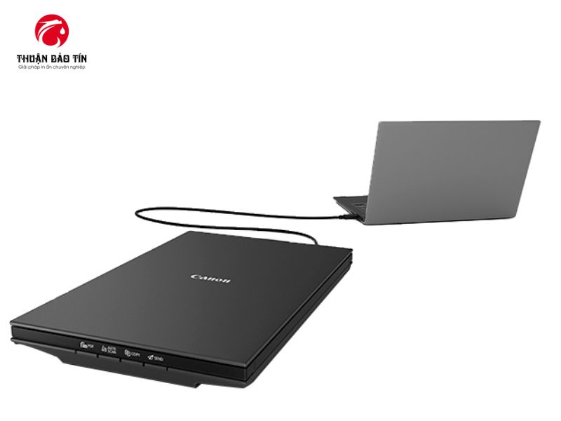 Máy Scan Canon Lide 400 với thiết kế phẳng nhỏ gọn, phù hợp cho văn phòng và không gian làm việc tại nhà