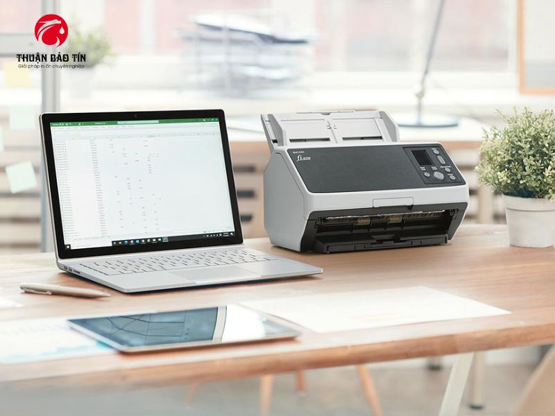 Máy scan Fujitsu fi-8190 kết nối USB và LAN phù hợp cho văn phòng hiện đại