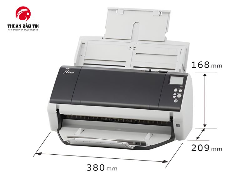 Thiết kế nhỏ gọn của máy scan Ricoh fi-7480 phù hợp nhiều không gian làm việc