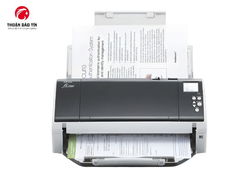 Máy scan Ricoh fi-7480 quét nhiều loại tài liệu từ A8 đến A3 và thẻ nhựa