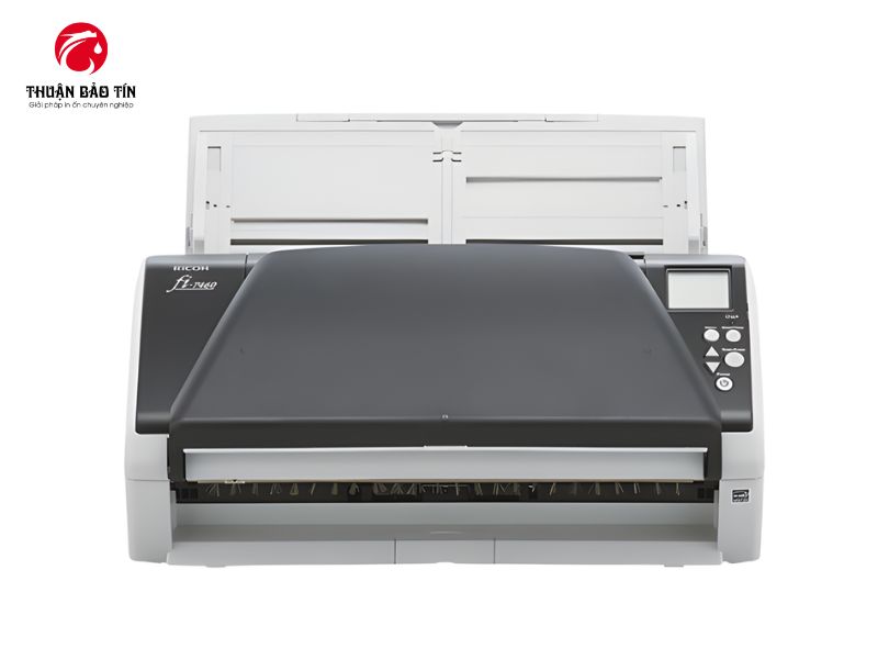 Máy scan Ricoh Fi-8270 thiết kế hiện đại, phù hợp cho môi trường văn phòng và doanh nghiệp cần số hóa tài liệu.