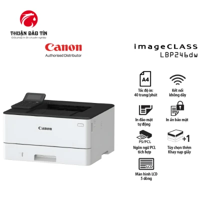 Máy in Laser trắng đen đơn năng Canon LBP 246DW 