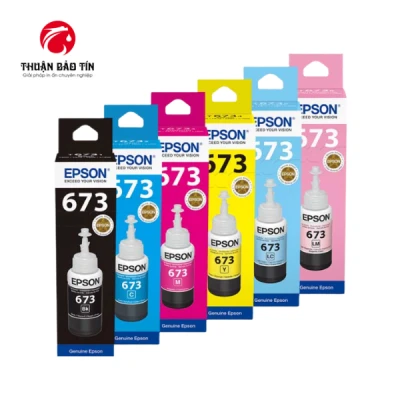 Bộ Mực 673 Bóc Máy Epson Chính Hãng
