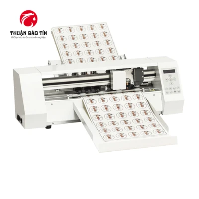Máy cắt bế Decal A330 lên giấy tự động