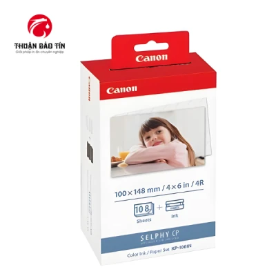 Giấy in ảnh Canon Paper Set KP-108IN kèm giấy và mực