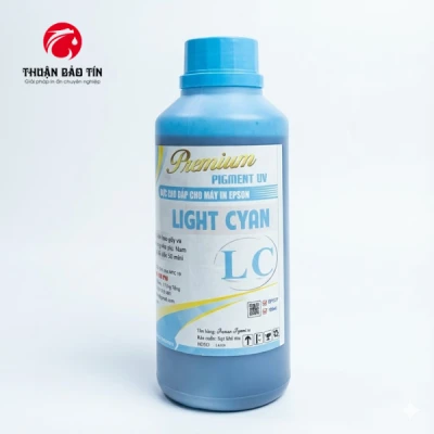 Mực In Pigment Premium 500ml – Màu Xanh Nhạt (LC)