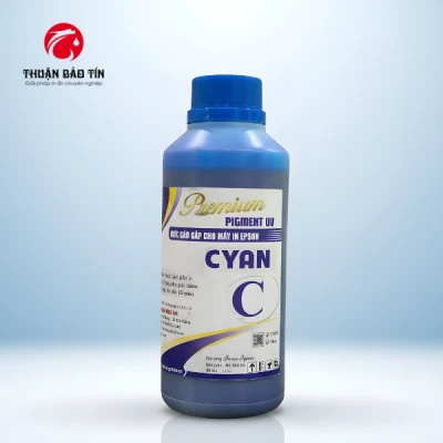 Mực In Pigment Premium 500ml – Màu Xanh Đậm (C)