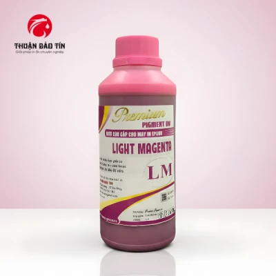 Mực In Pigment Premium 500ml – Màu Đỏ Nhạt (LM)