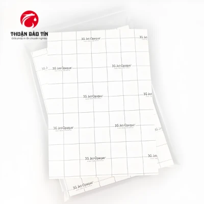Giấy cao su chuyển nhiệt - khổ A4 loại 3G Jet 