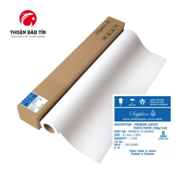 Giấy ảnh cuộn Sapphire khổ 6,1x30m