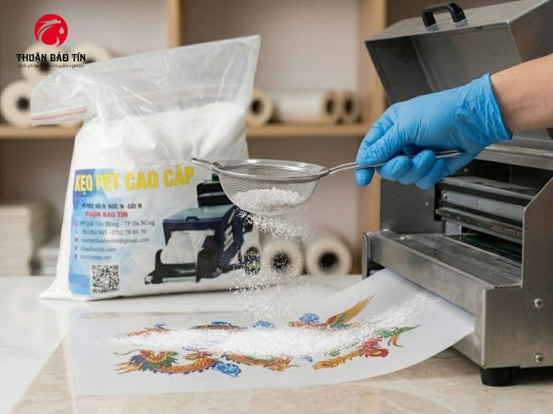 So sánh bột chuyển nhiệt TPU và bột PA chuyên dụng.