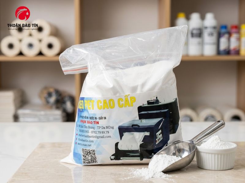 Bột chuyển nhiệt TPU siêu mịn cho máy in PET.