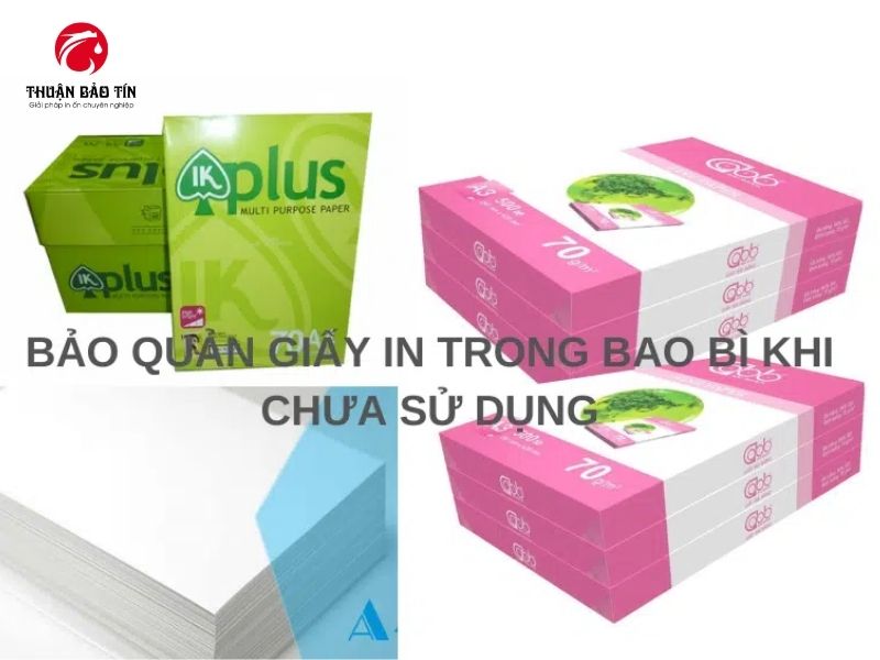 Bảo quản giấy in đúng cách là yếu tố quan trọng để tránh tình trạng kẹt giấy trong máy in