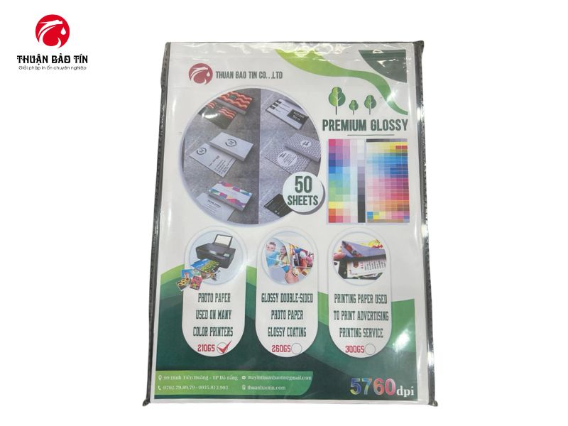 Sử dụng giấy in ảnh 2 mặt bóng 210gsm A4 để in catalogue quảng cáo chất lượng cao