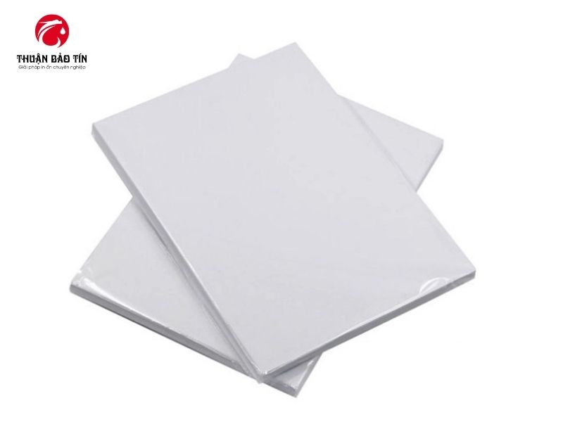 Giấy in ảnh A4 2 mặt bóng 160g tương thích với máy in phun và máy in laser phổ biến