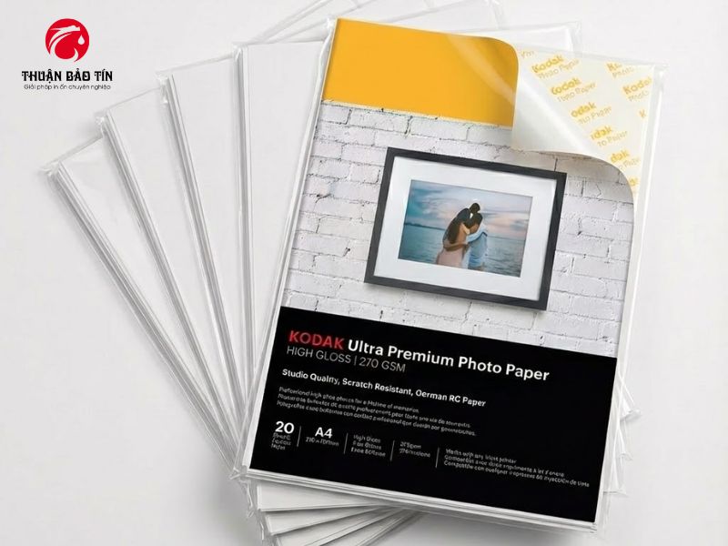 Thuận Bảo Tín cung cấp giấy in ảnh Kodak RC A4 20 tờ chính hãng, giá tốt.