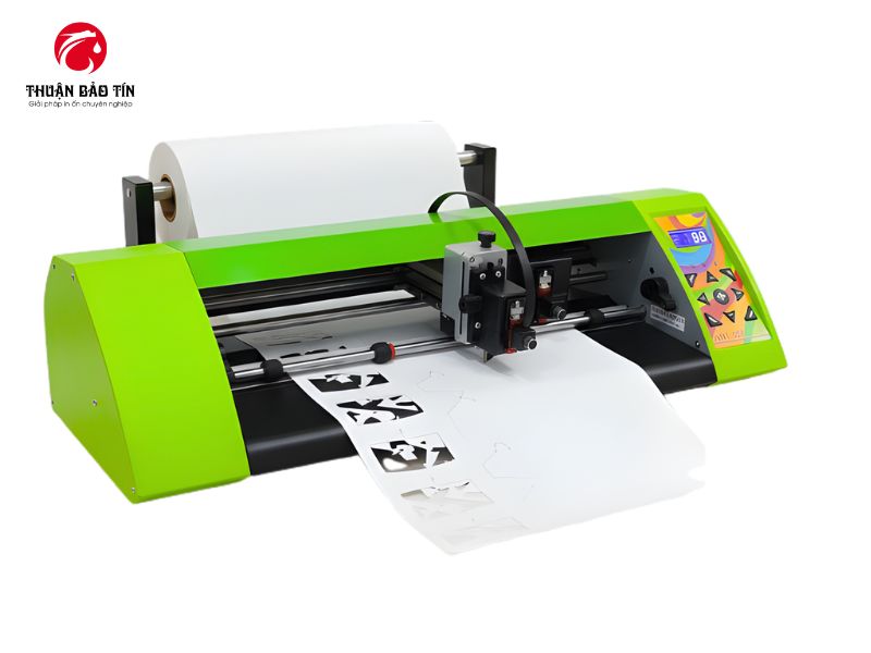 Máy cắt bế Decal ART 360 khổ A3, A4 nhỏ gọn dành cho xưởng in tem nhãn.