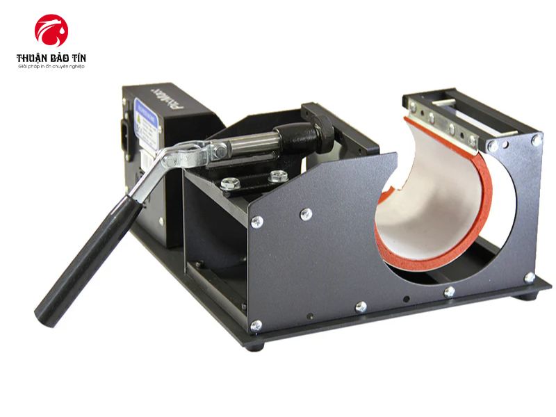 Sử dụng máy ép ly sứ để in logo thương hiệu chuyên nghiệp