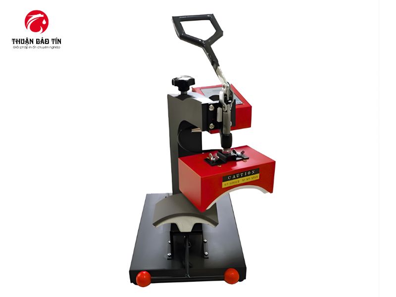 Máy ép nhiệt 2 trong 1 logo và mũ giúp tối ưu chi phí cho xưởng in nhỏ và startup