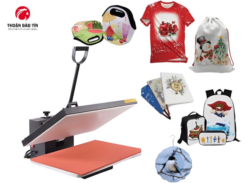 Quá trình ép áo bằng máy ép nhiệt phẳng 40x60 nhanh chóng, hiệu quả