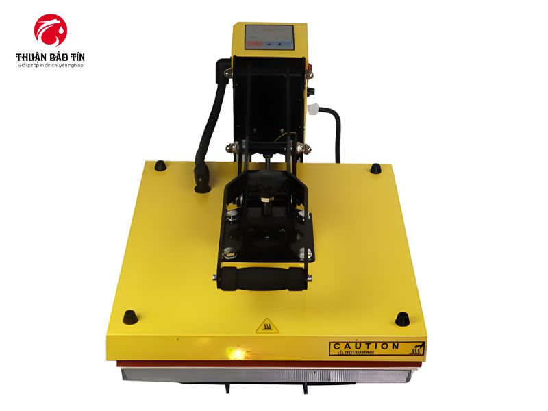 Hệ thống điều khiển nhiệt độ của máy ép nhiệt phẳng 38x38 dễ sử dụng