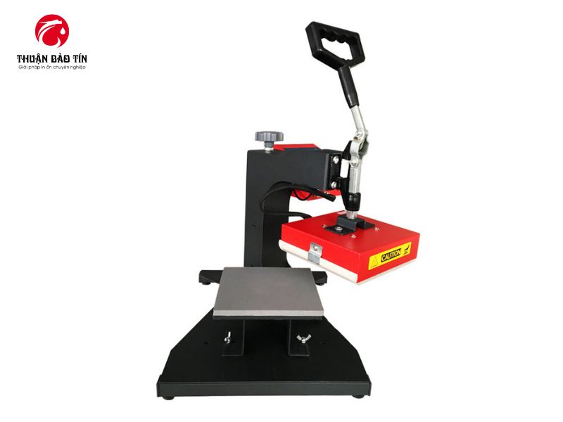 Máy ép nhiệt phẳng Logo 15x15 thiết kế nhỏ gọn, phù hợp mọi không gian làm việc