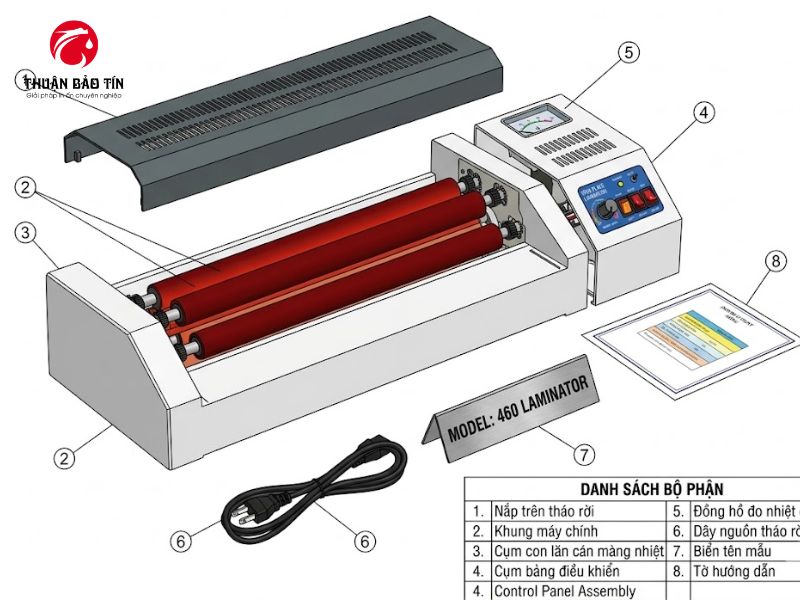 Máy ép Plastic YT 460 ép poster khổ lớn A2 chuyên nghiệp