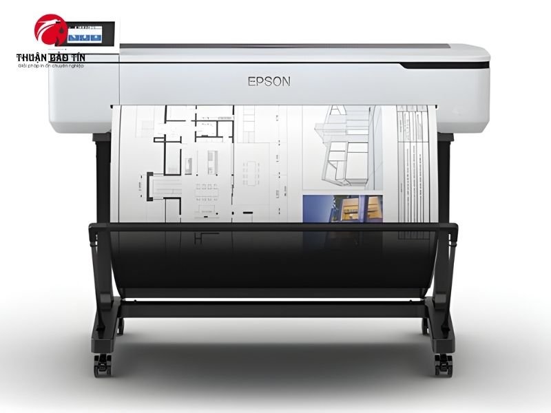 Máy in Epson SureColor SC-T3130X in bản vẽ kỹ thuật xây dựng