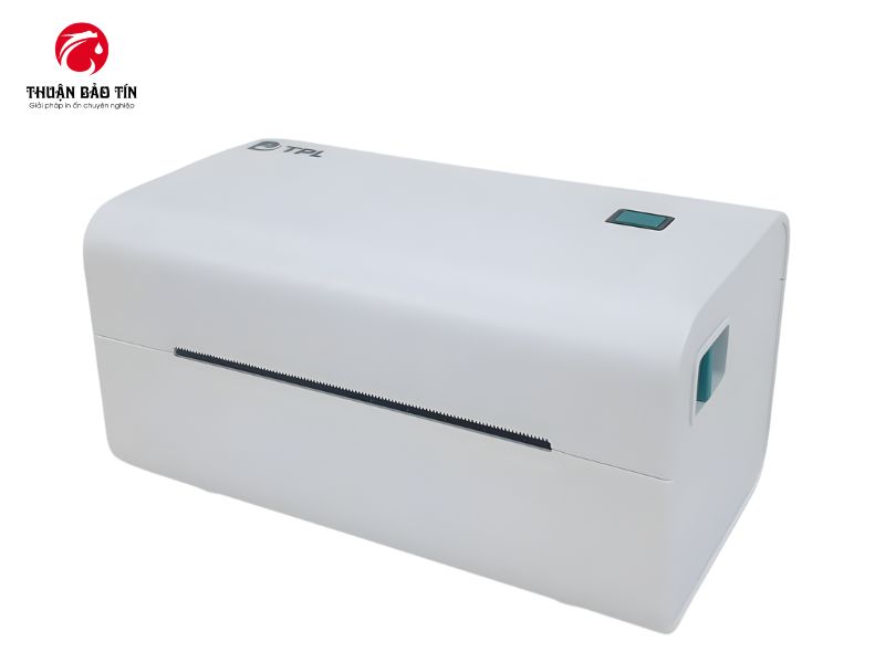 Máy in mã vạch TPL TD-402S sử dụng công nghệ in nhiệt trực tiếp không cần mực.
