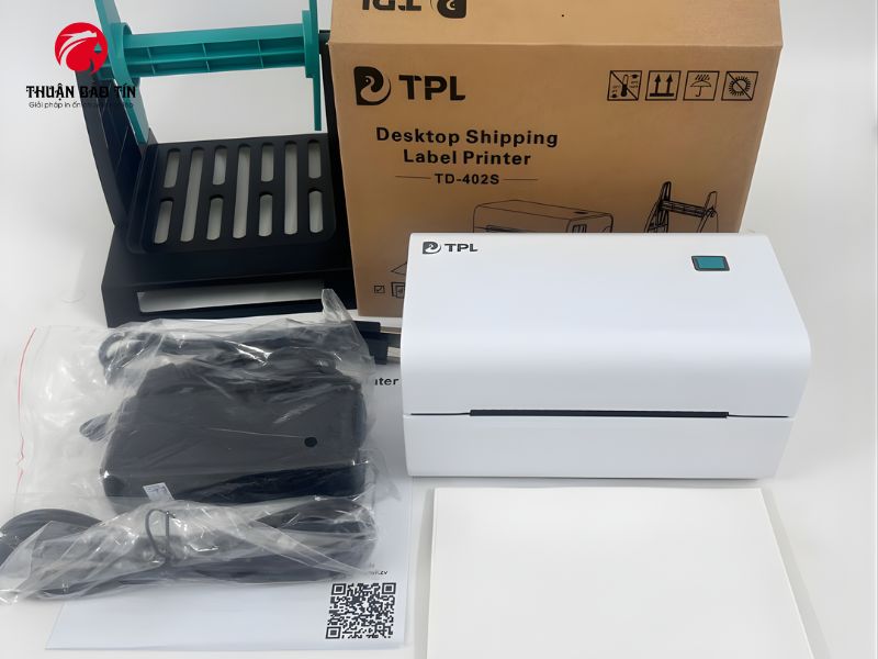 Máy in mã vạch TPL TD-402S là giải pháp in tem nhãn tiết kiệm chi phí cho shop online.