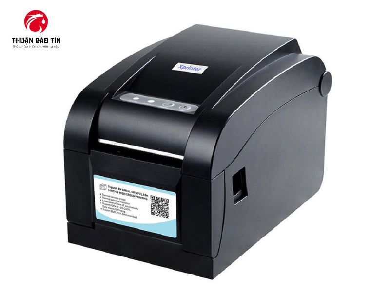 Máy in mã vạch Xprinter XP350BM thiết kế nhỏ gọn phù hợp cho cửa hàng và kho hàng