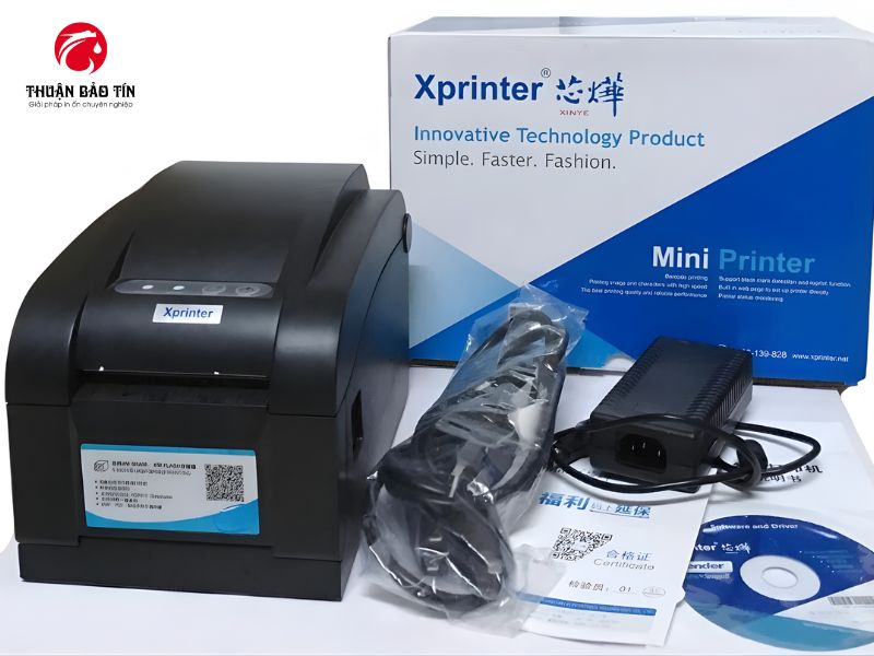 Máy in mã vạch Xprinter XP350BM giải pháp in tem nhãn hiệu quả cho doanh nghiệp