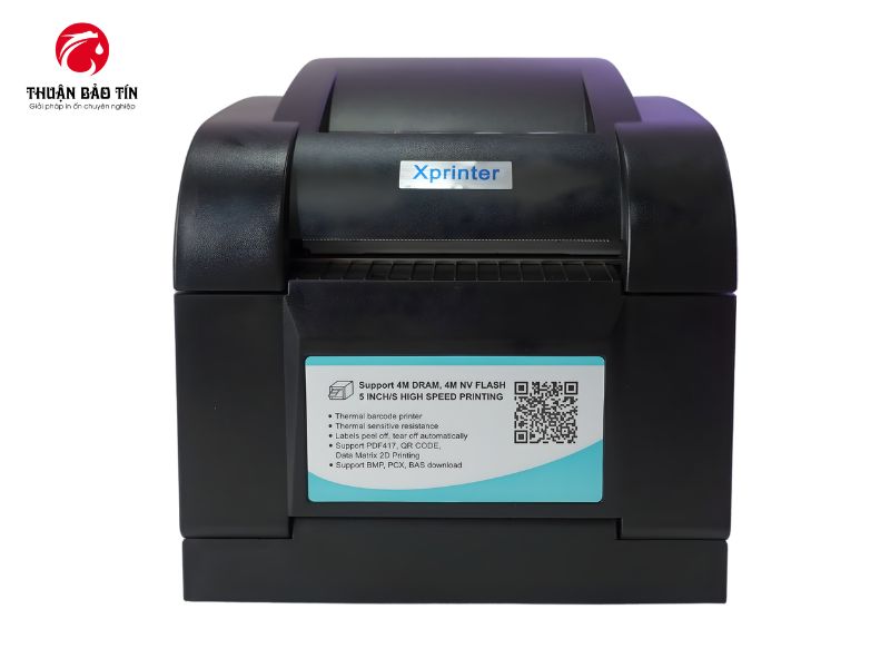 Máy in mã vạch Xprinter XP350BM in tem vận đơn cho đơn hàng thương mại điện tử
