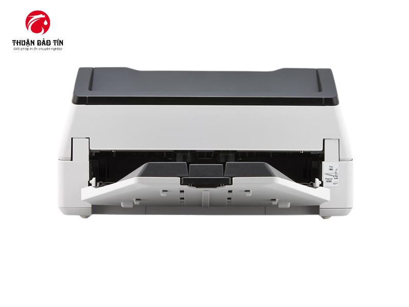 Máy scan Ricoh fi-7600 chính hãng với khay nạp giấy tự động 300 tờ giúp xử lý tài liệu nhanh chóng.