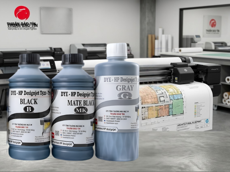 Ứng dụng mực Ink Dye HP khổ A0 trong in bản đồ và sơ đồ GIS