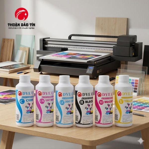 Mực In Epson Dye UV 500ml – Mực Nước Epson Bộ 6 màu