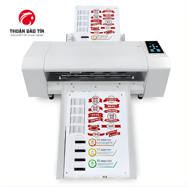 Máy cắt bế decal FC 350 tự động - Cắt tem nhãn, khổ A3